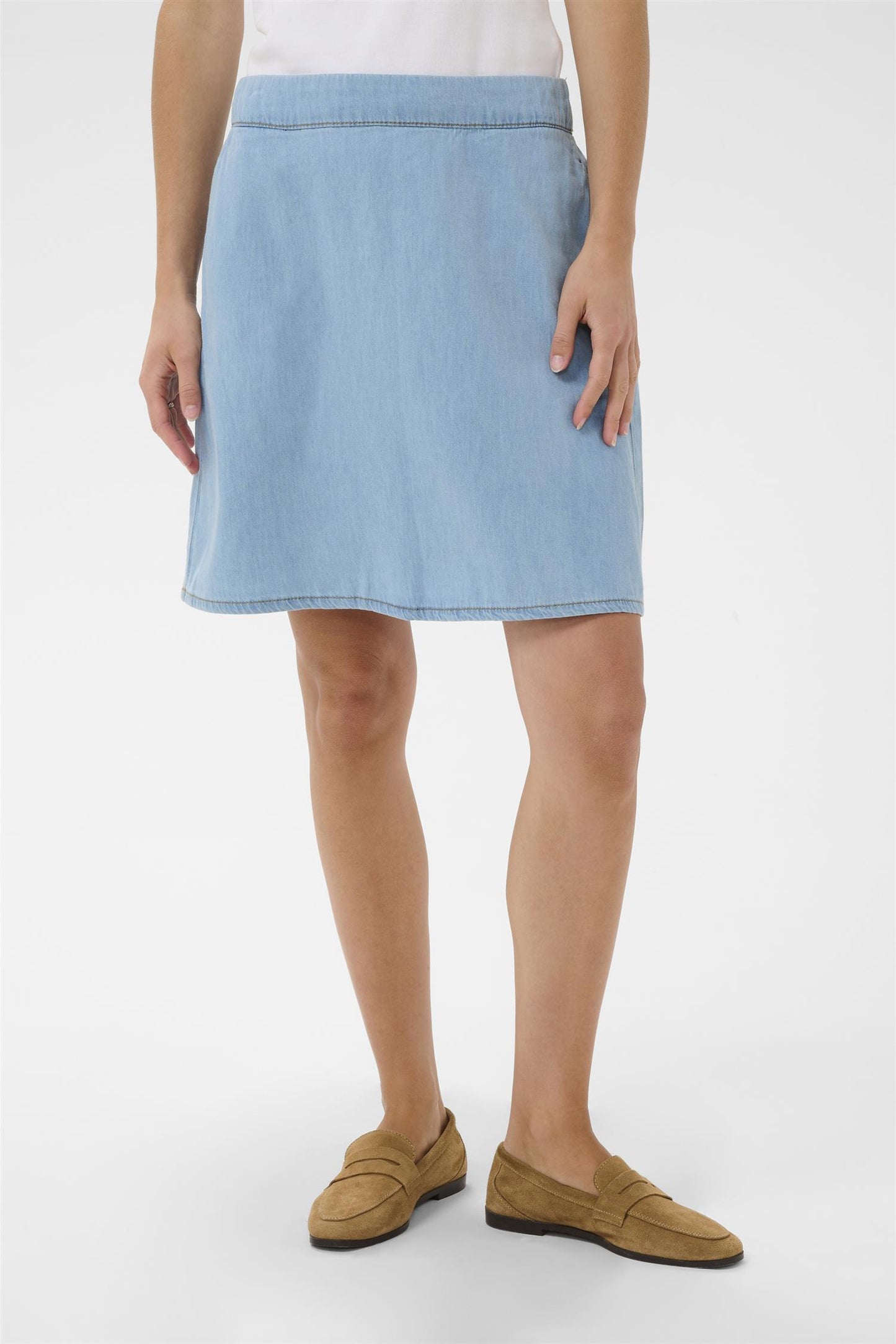 Culture Nua Arpa Skirt Light Blue Denim