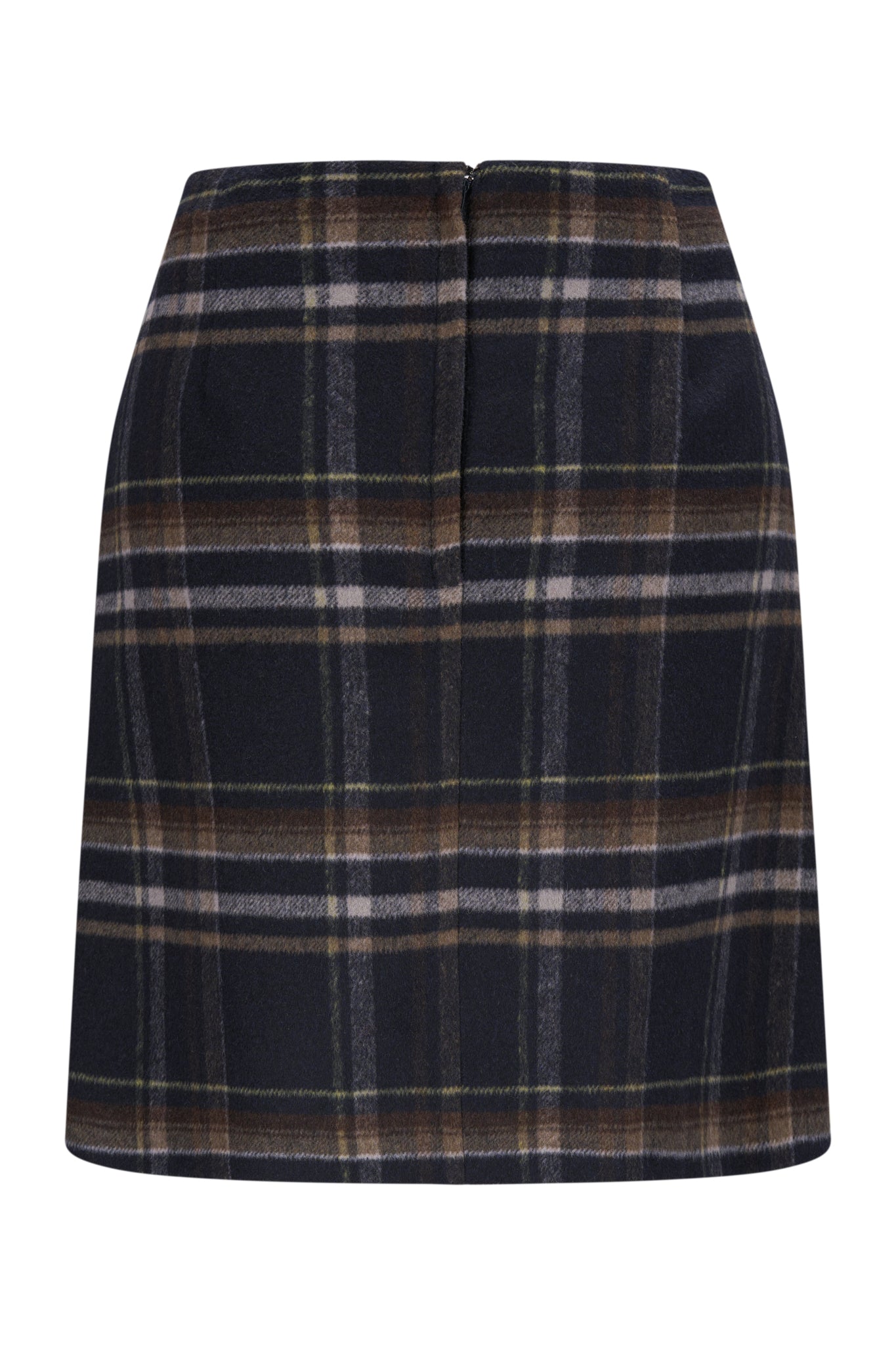 Katrin Uri Adam Check Skirt Dark Navy