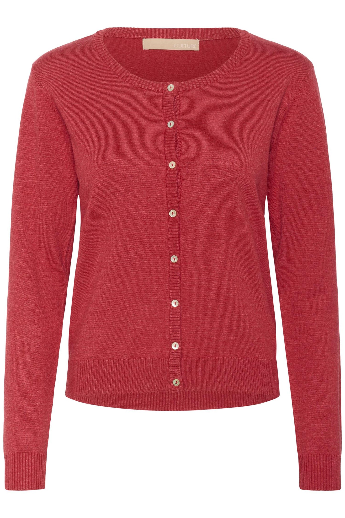 Culture Annemarie Knit Cardigan Chili Pepper