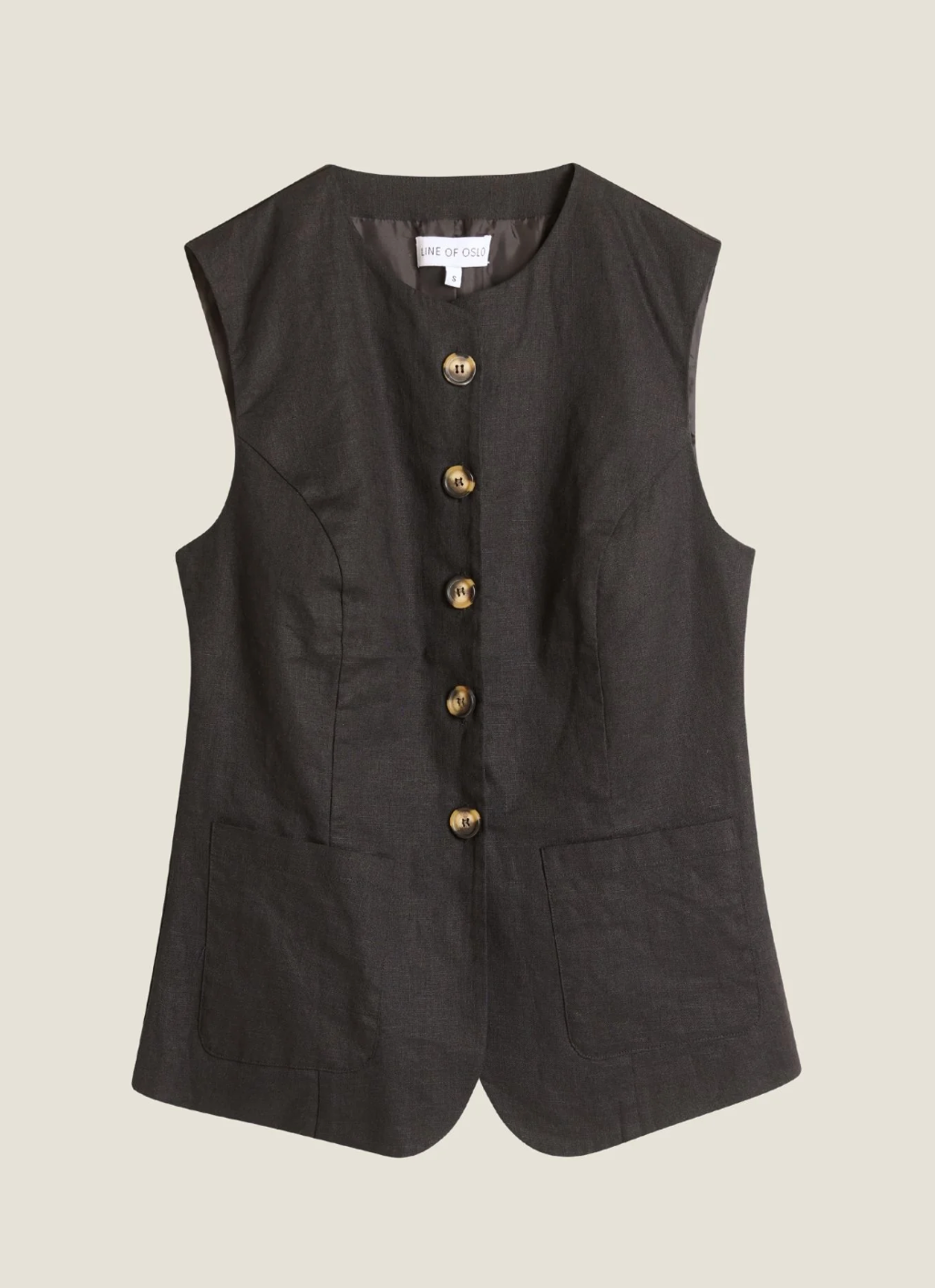 Line of Oslo Julianne Vest Black