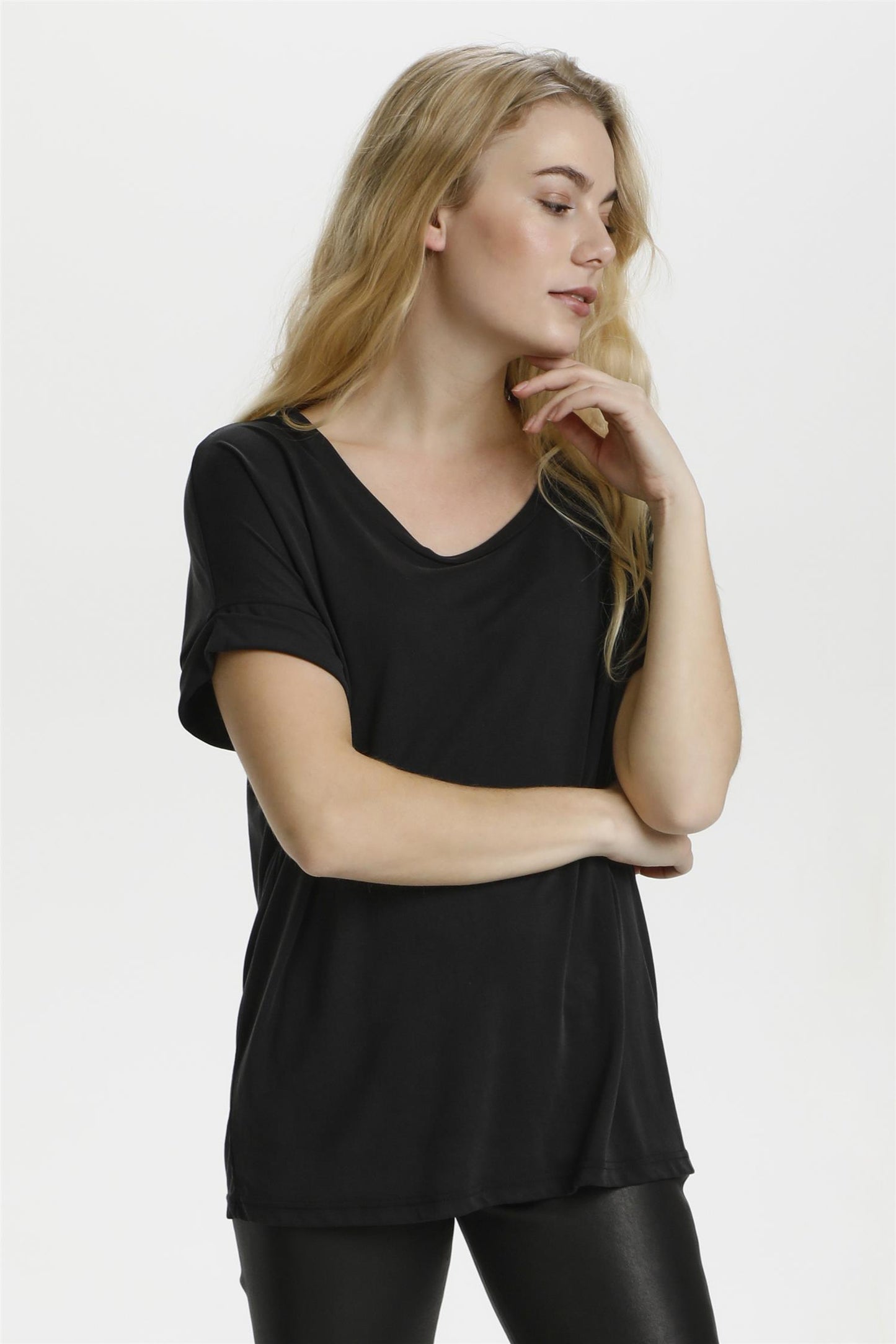 Culture Kajsa Tshirt Black Wash