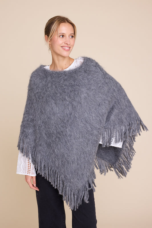 Line of Oslo Poncho Antracite