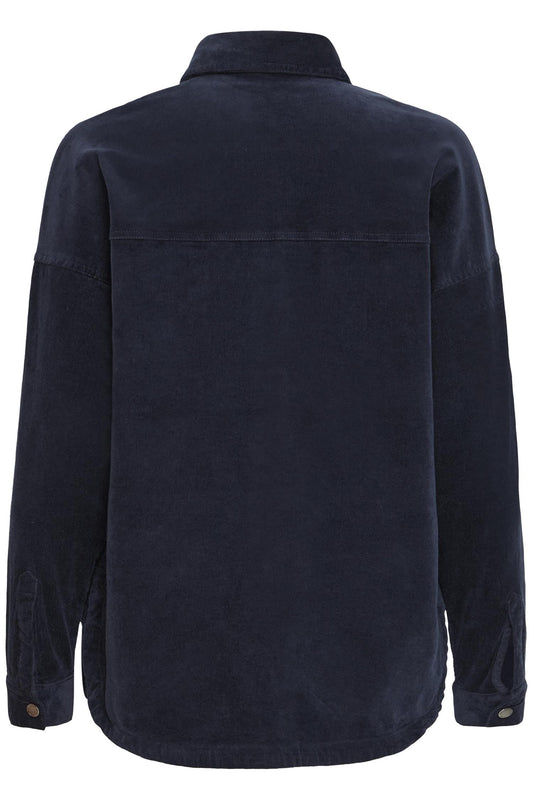 Pulz Sally LS Shirt Dark Shappire