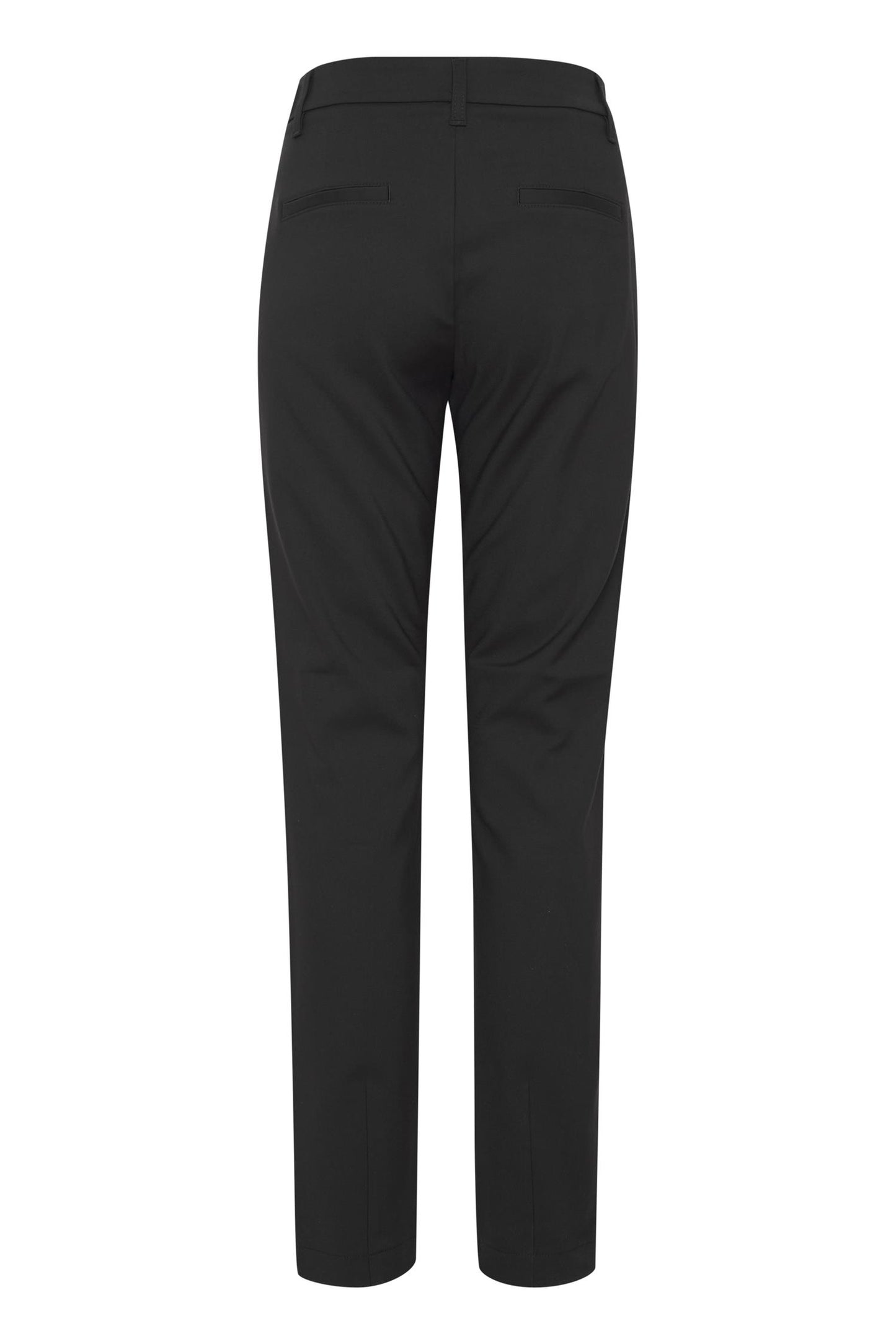 Pulz Bindy HW Pant Long Skinny Leg Black