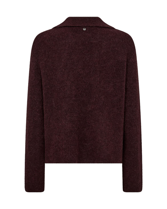 Mos Mosh Thora Aidy Polo Knit Fudge