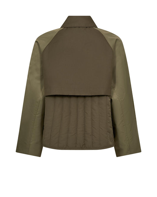 Mos Mosh Zyla Neola Trenchcoat Olive Night