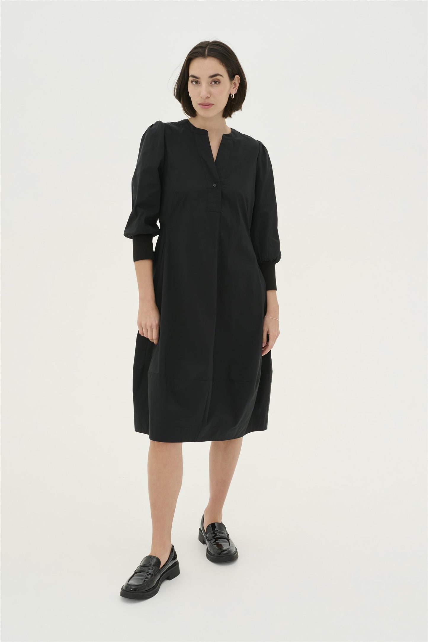 Culture Antoinett 3/4 Sleeve Dress Black