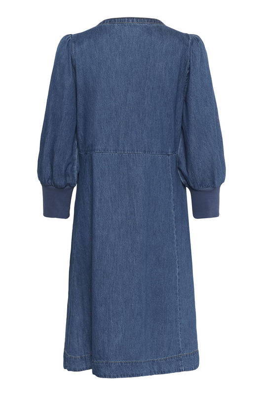 Culture Arpa Short Dress Dark Blue Wash