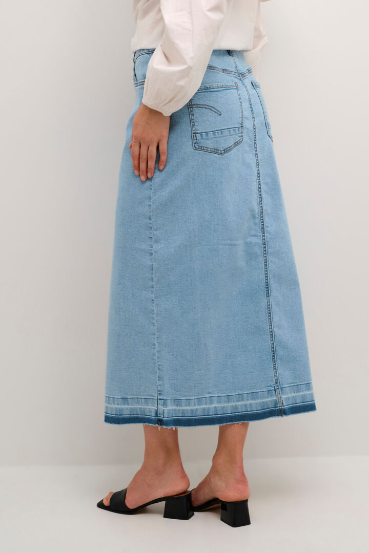 Culture Ami Long Skirt Light Blue