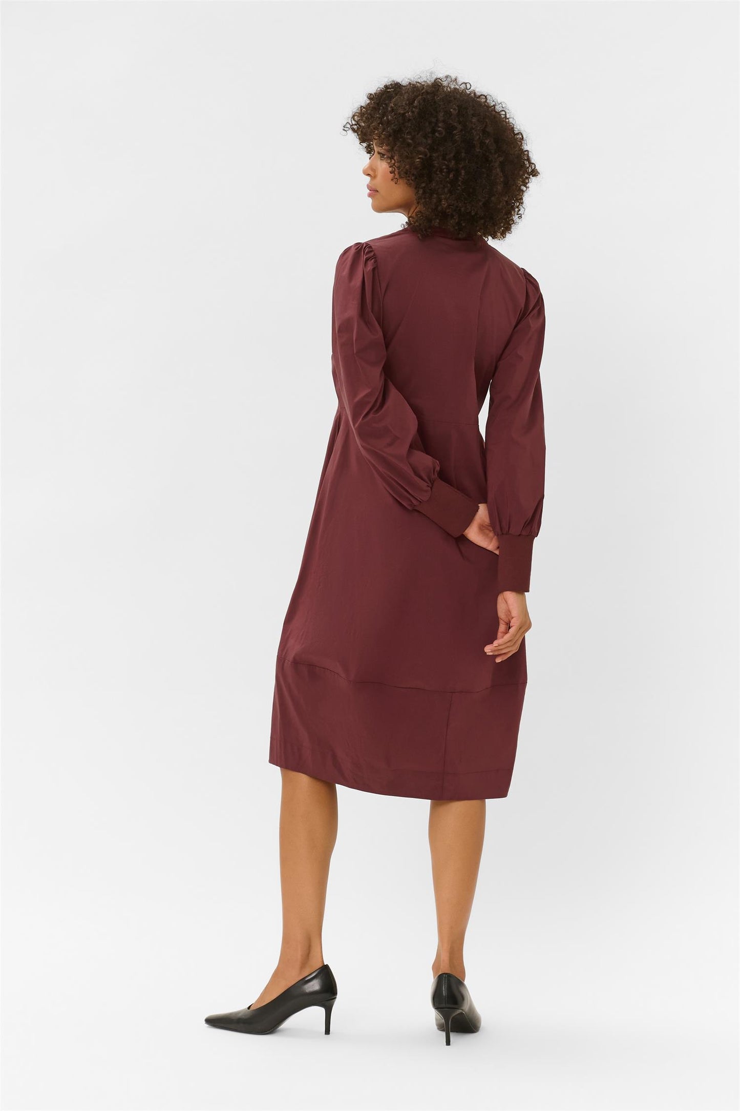 Culture Antoinett Rib Dress Chocolate Truffle