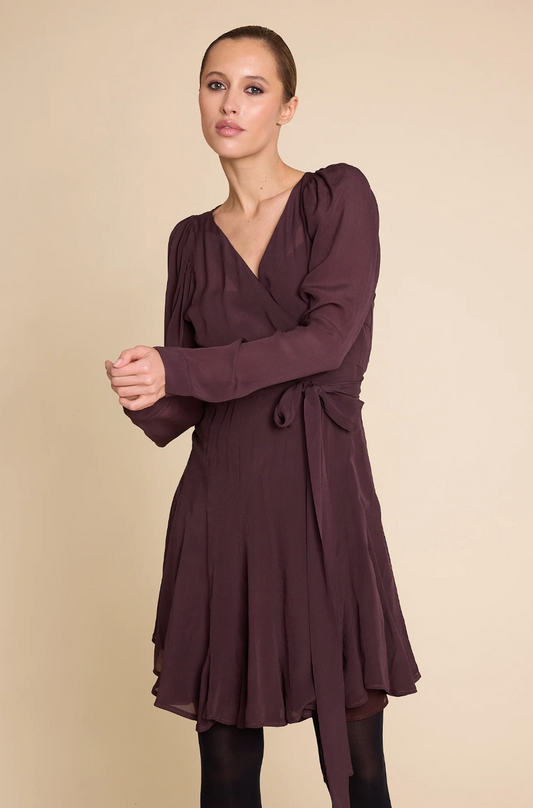 Line of Oslo Harriet Viscose Dress Port