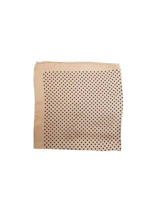 Black Colour Bianca Mini Scarves Frappe Dot