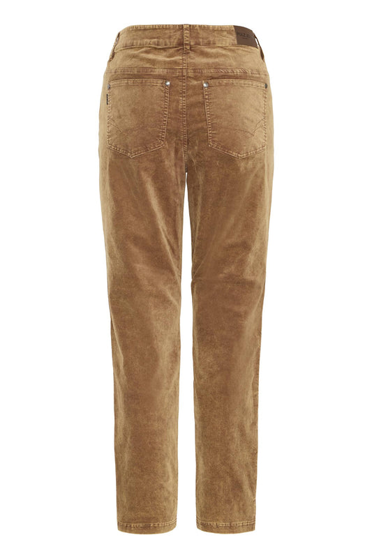 Pulz Fiba HW Pant Skinny Leg Bison