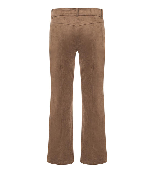 Cambio Farah Patched Pant Mocca Mousse