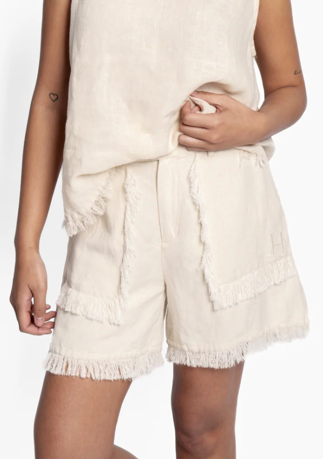 HÉST Lila Linen Shorts Summer Sand