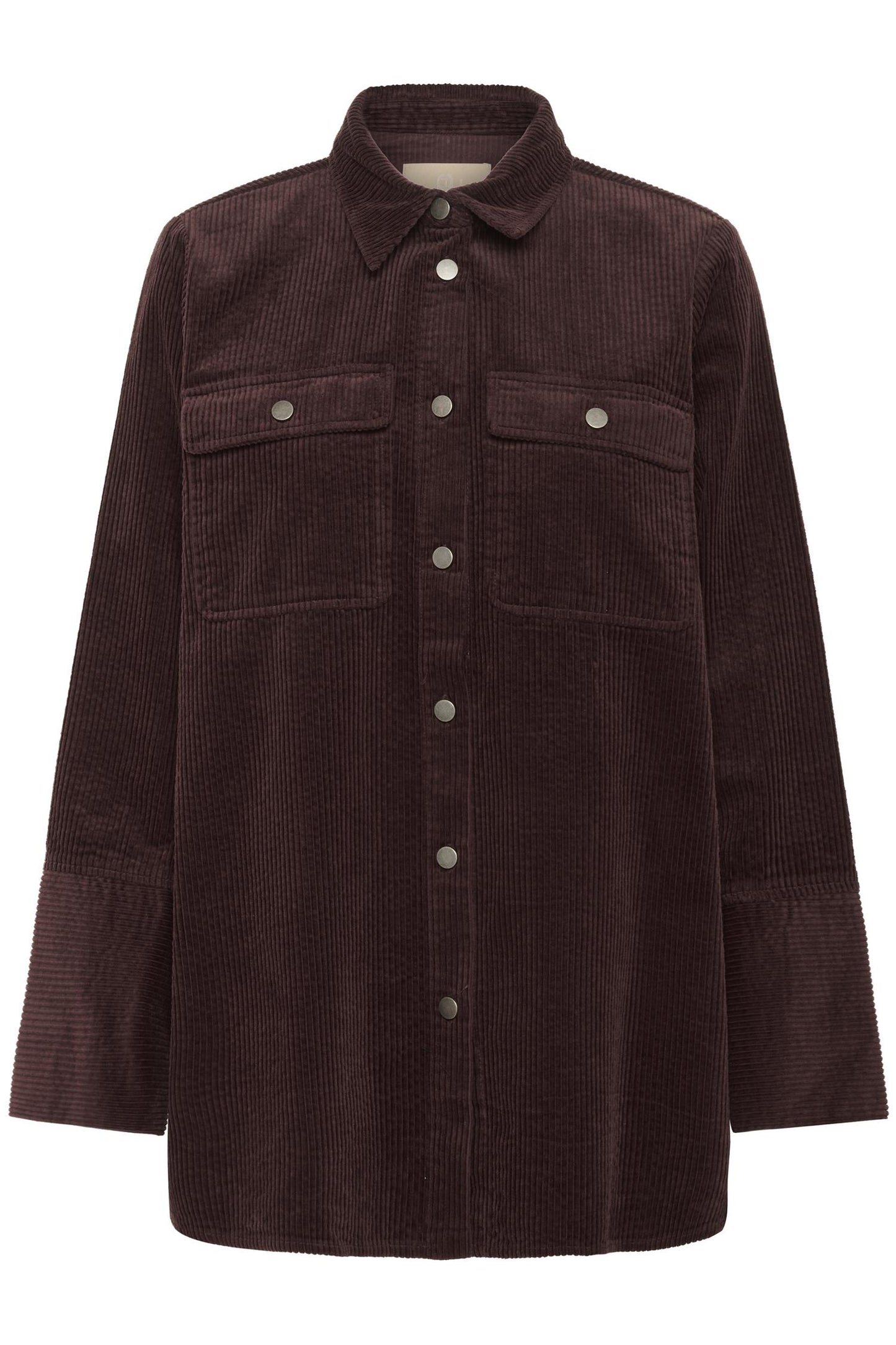 Culture Baela Klay Shirt Jacket Bitter Chocolate
