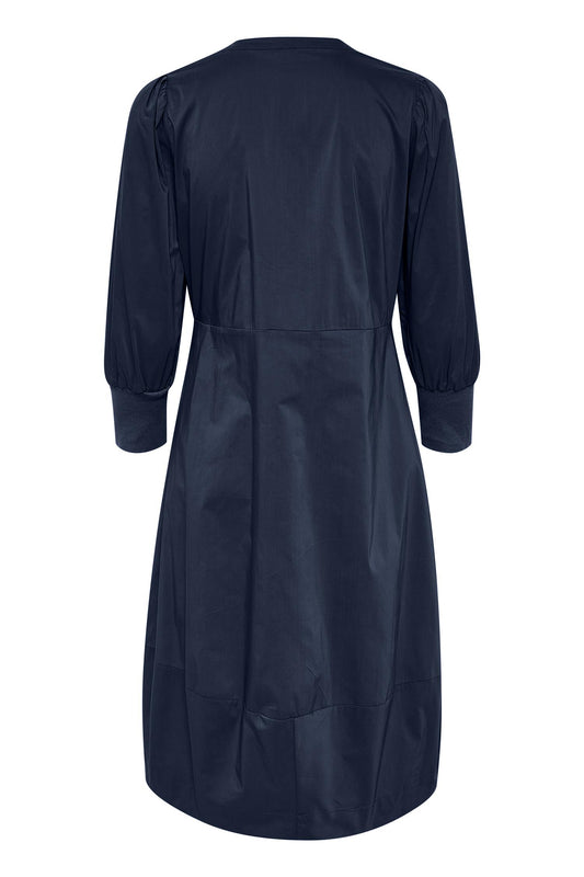 Culture Antoinett 3/4 Sleeve Dress Blue Iris