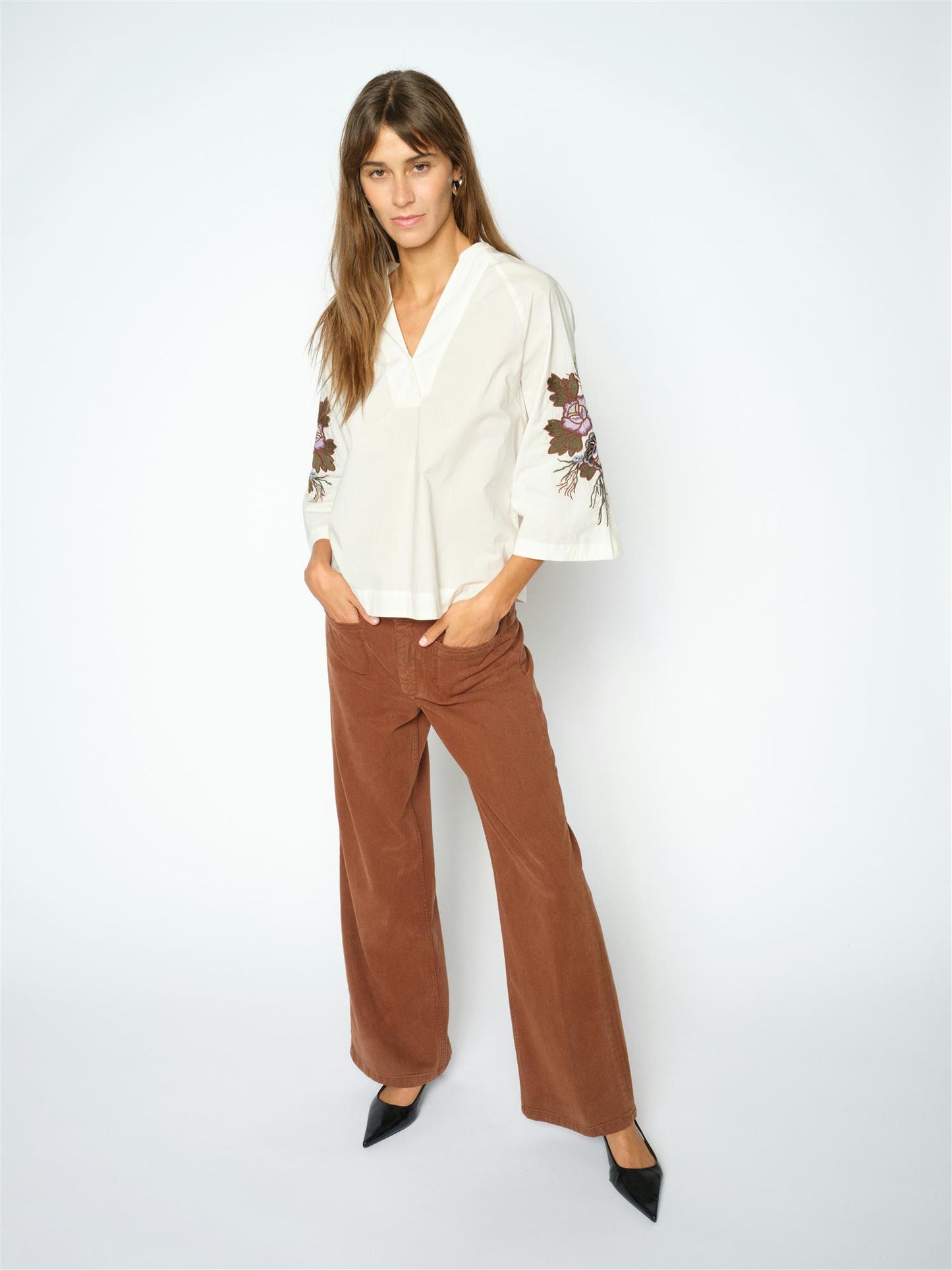 Mos Mosh Soey Marbido Pant Downtown Brown