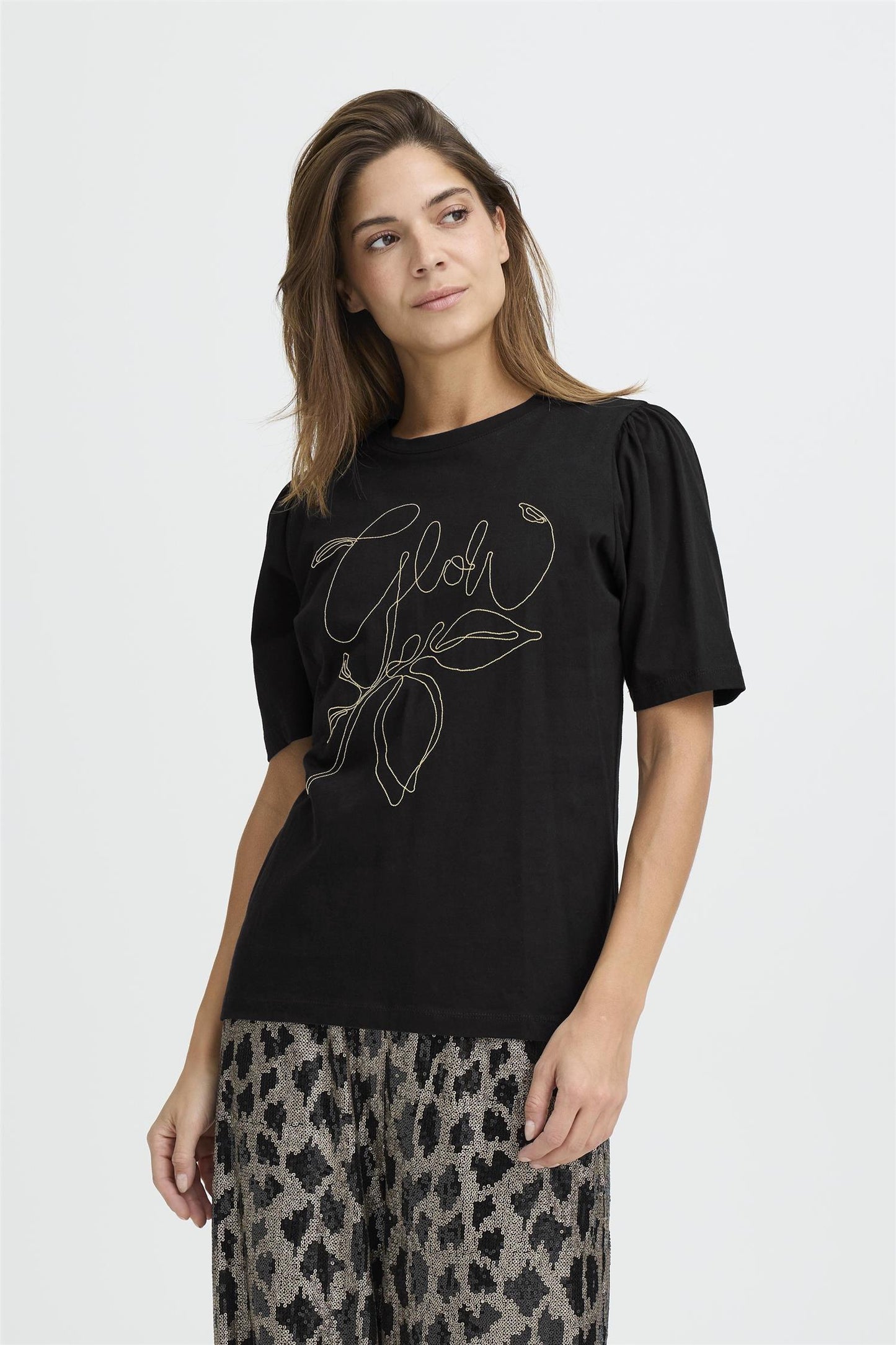 Pulz Juliette T-shirt Black