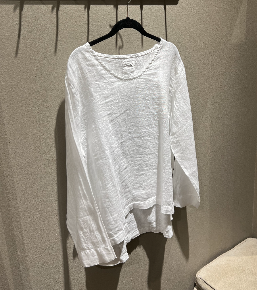 By Basics Own 12000 Blouse LS White