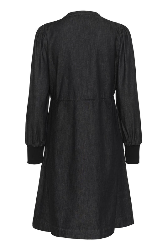 Culture Hilka Arpa Short Dress Black Wash