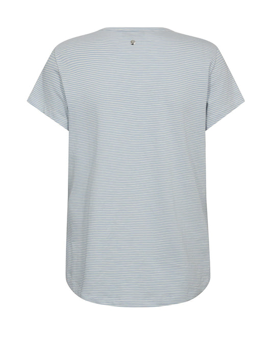 Mos Mosh Camp o-ss Stripe Tee Skyway