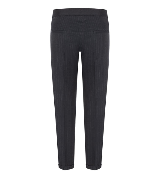 Cambio Kim Pin Stripe Deep Midnight