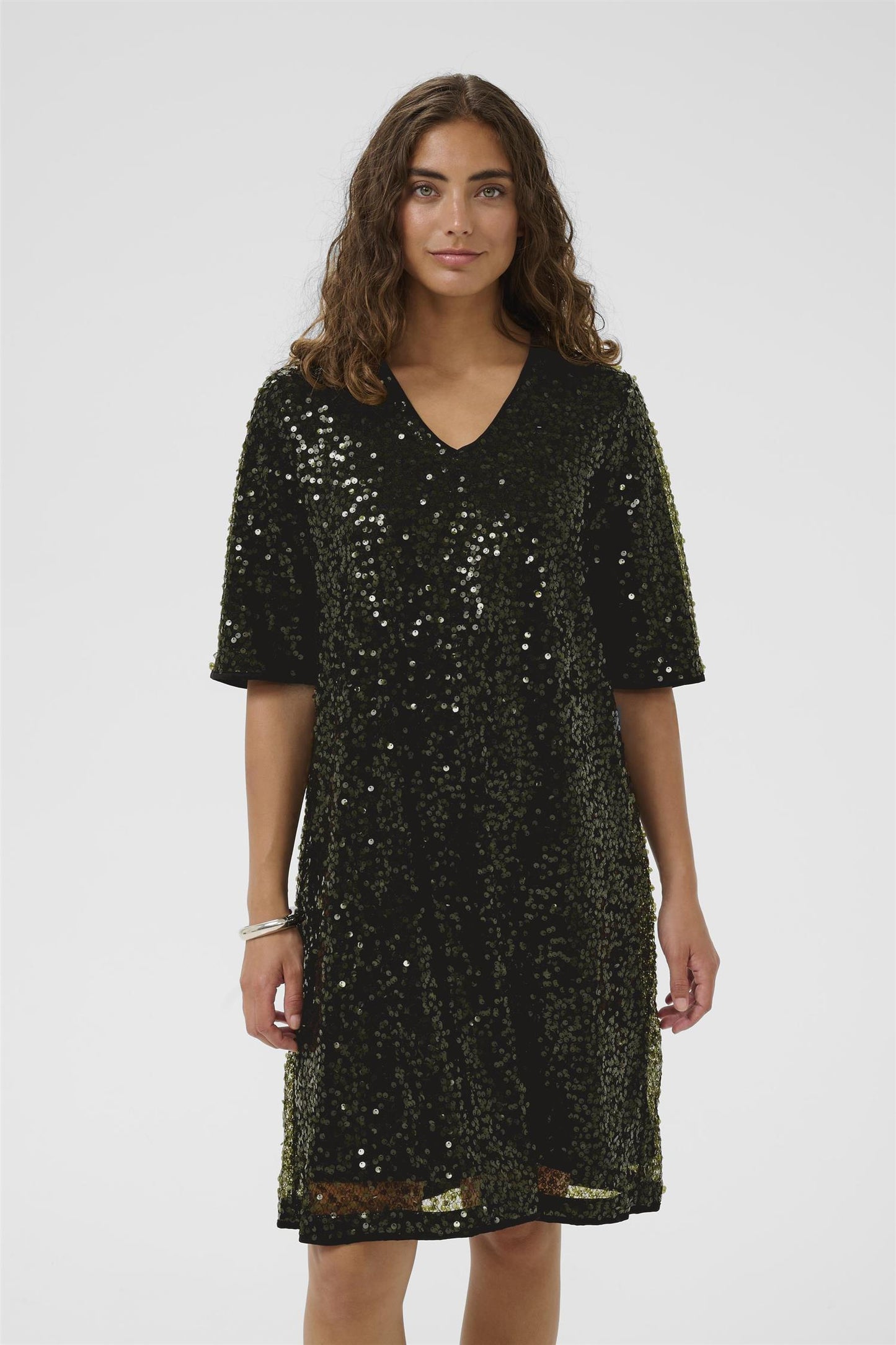 Culture Melia Dress Olive Night