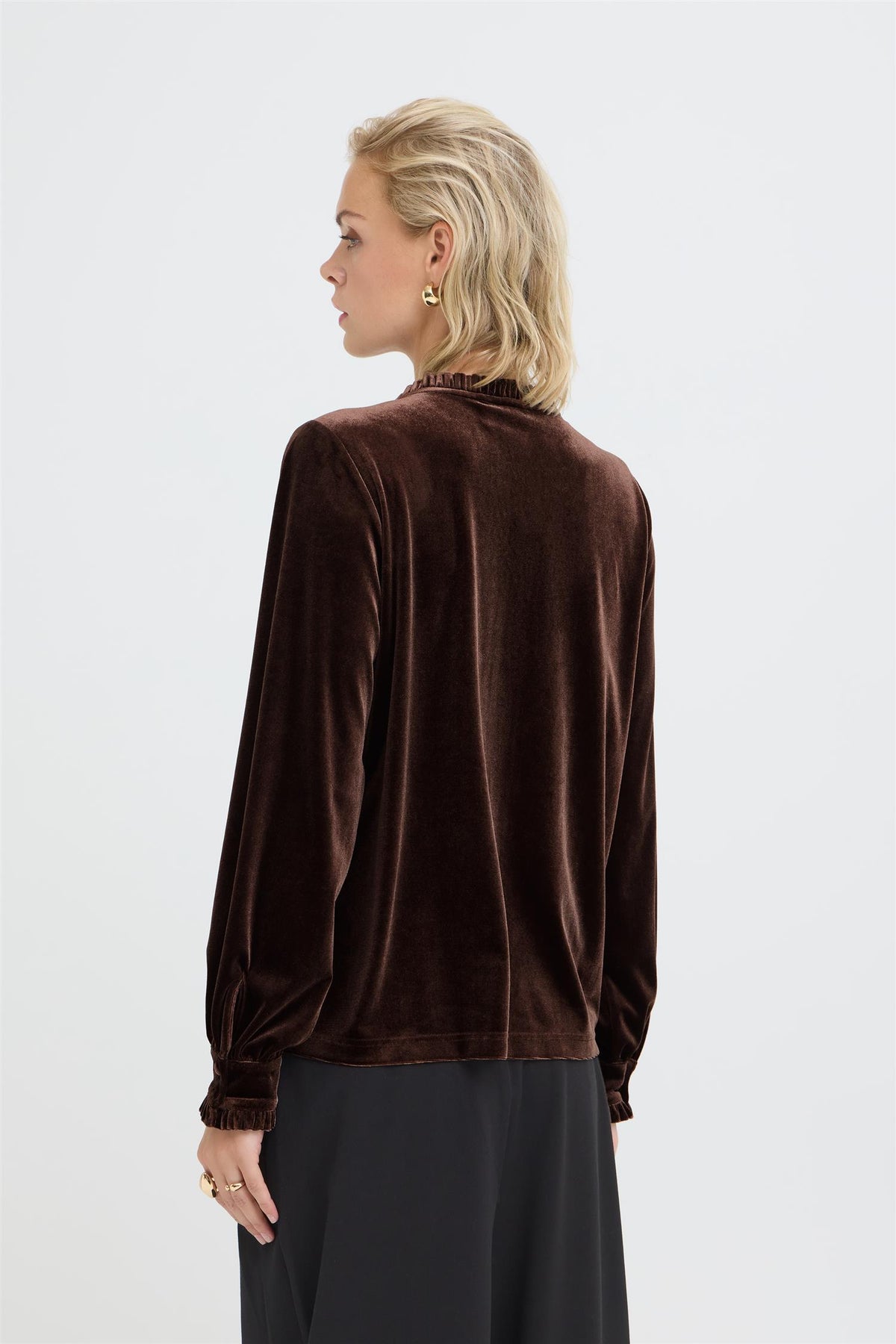 Pulz Barbara LS Blouse Java