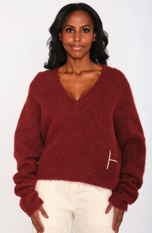 HÉST Pernille Sweater Syrah