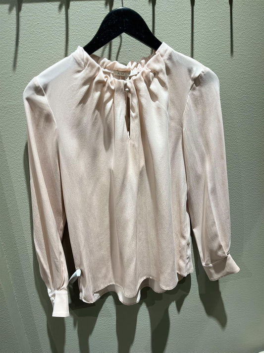 Amuse by Veslemøy Ada Silkebluse Pink