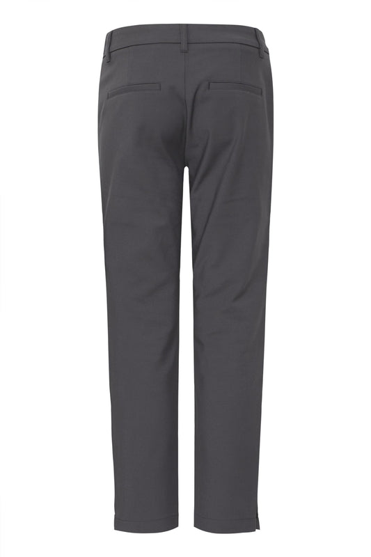 Pulz Bindy HW Pant Ankl. Skinny Leg Obsidian