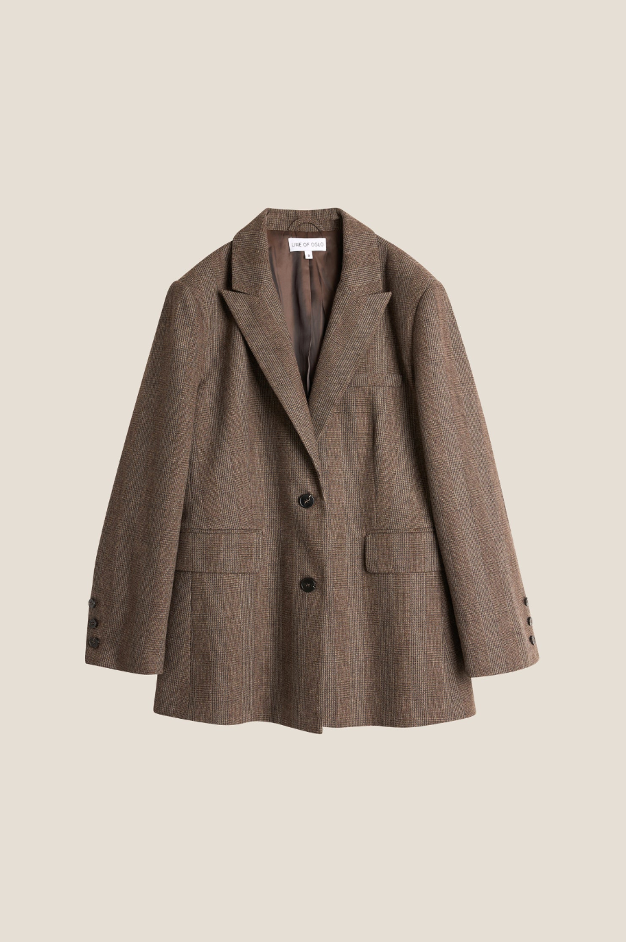 Line of Oslo The Kid Wool Check Blazer