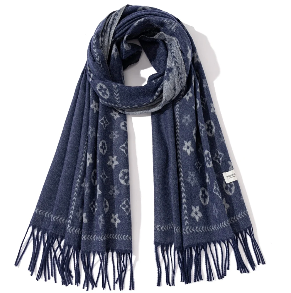 Endless Stockholm Scarf Blå