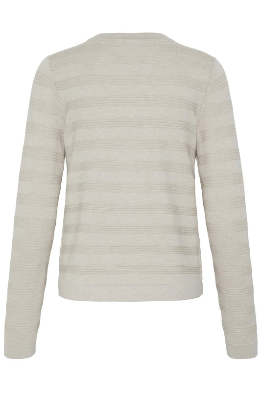 Pulz Sara Denim Mix Knit Birch Melange