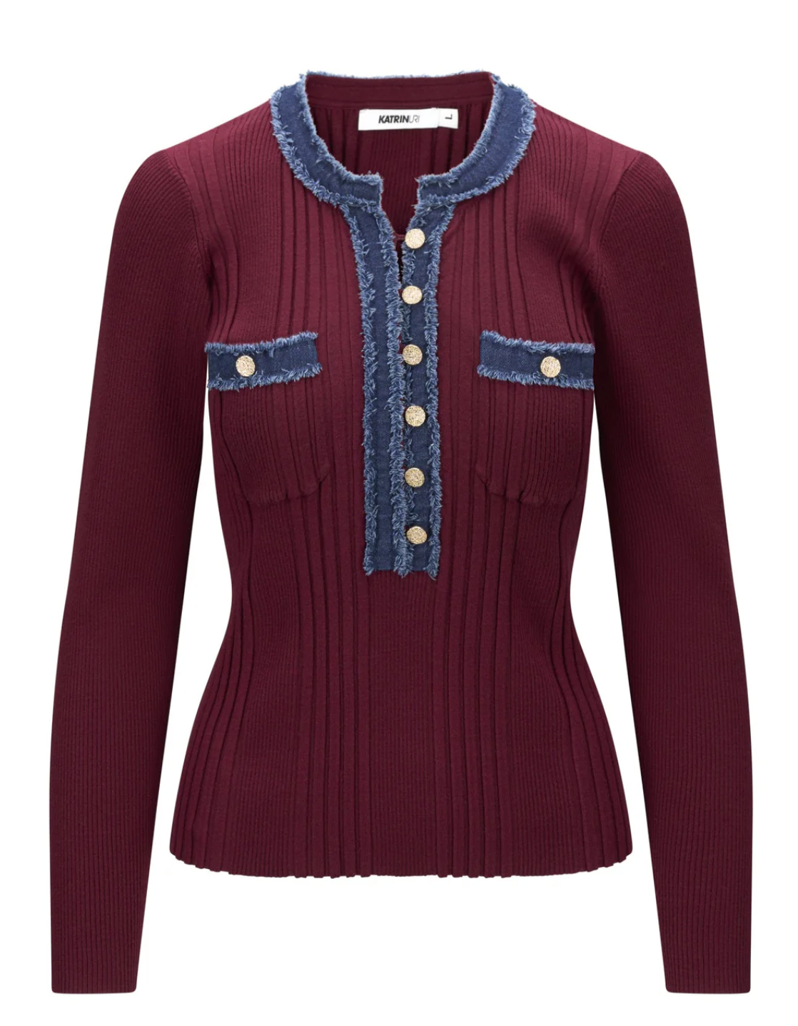 Katrin Uri LA Pullover Bordeaux