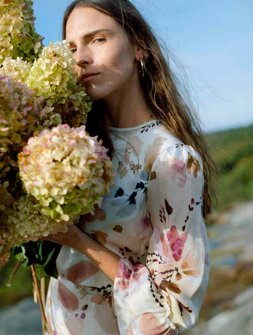 Katrin Uri Rouge Maja Dress Multi Blush