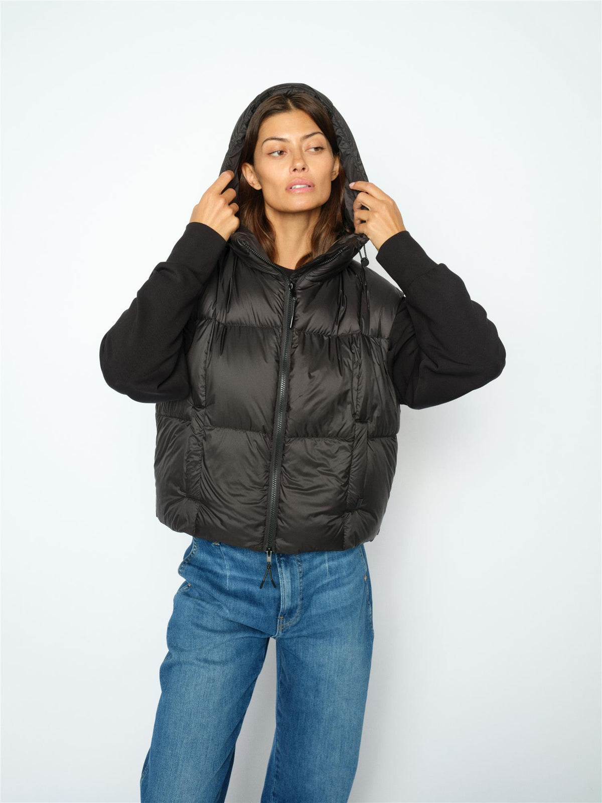 Mos Mosh Klara Tally Down Vest Black