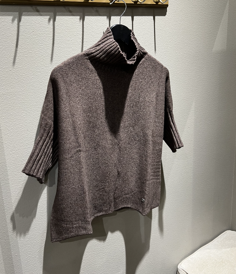 Please Turtleneck Sweat Marrone