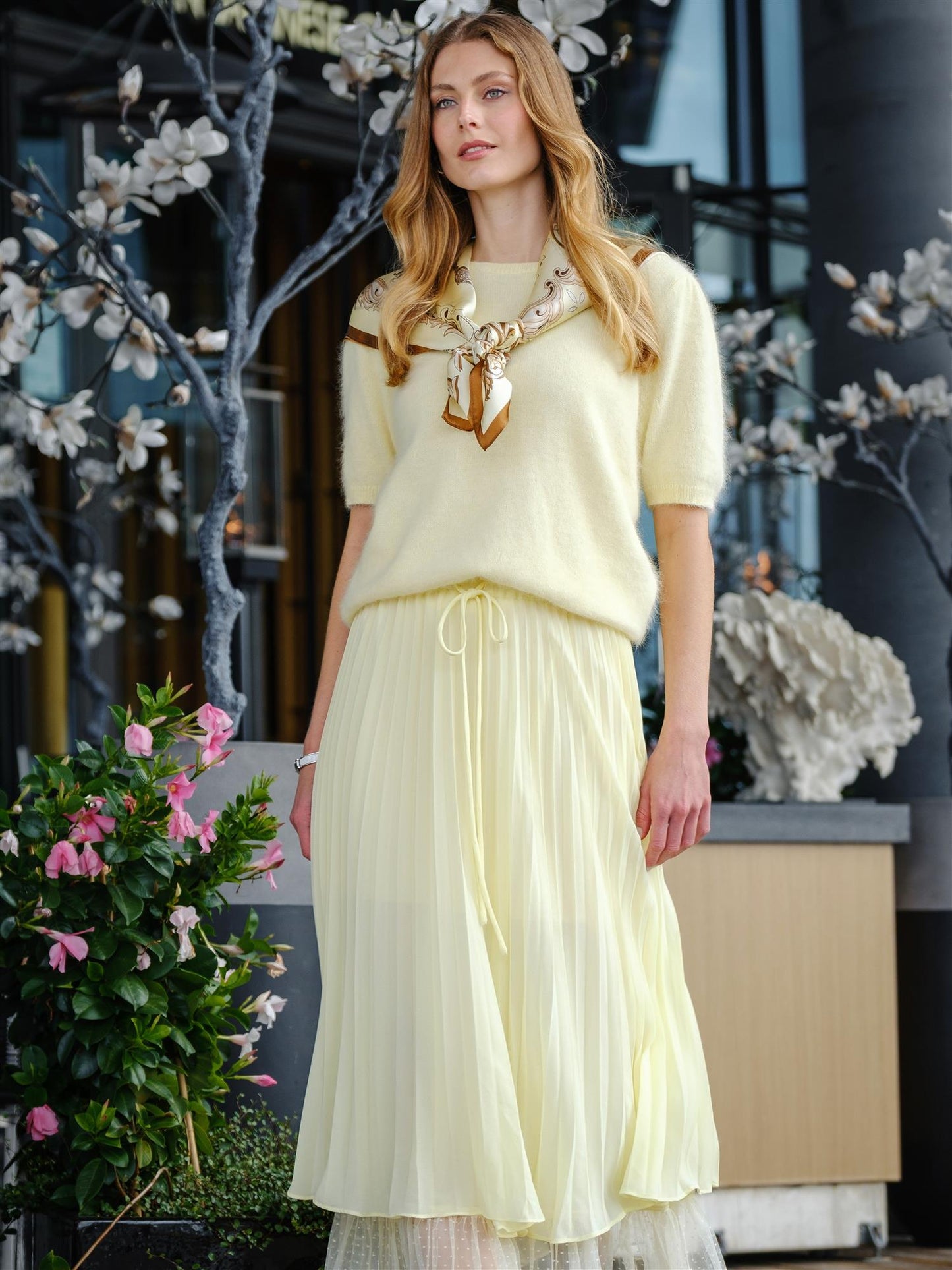 Ane Mone Bonita Scarf Light Yellow