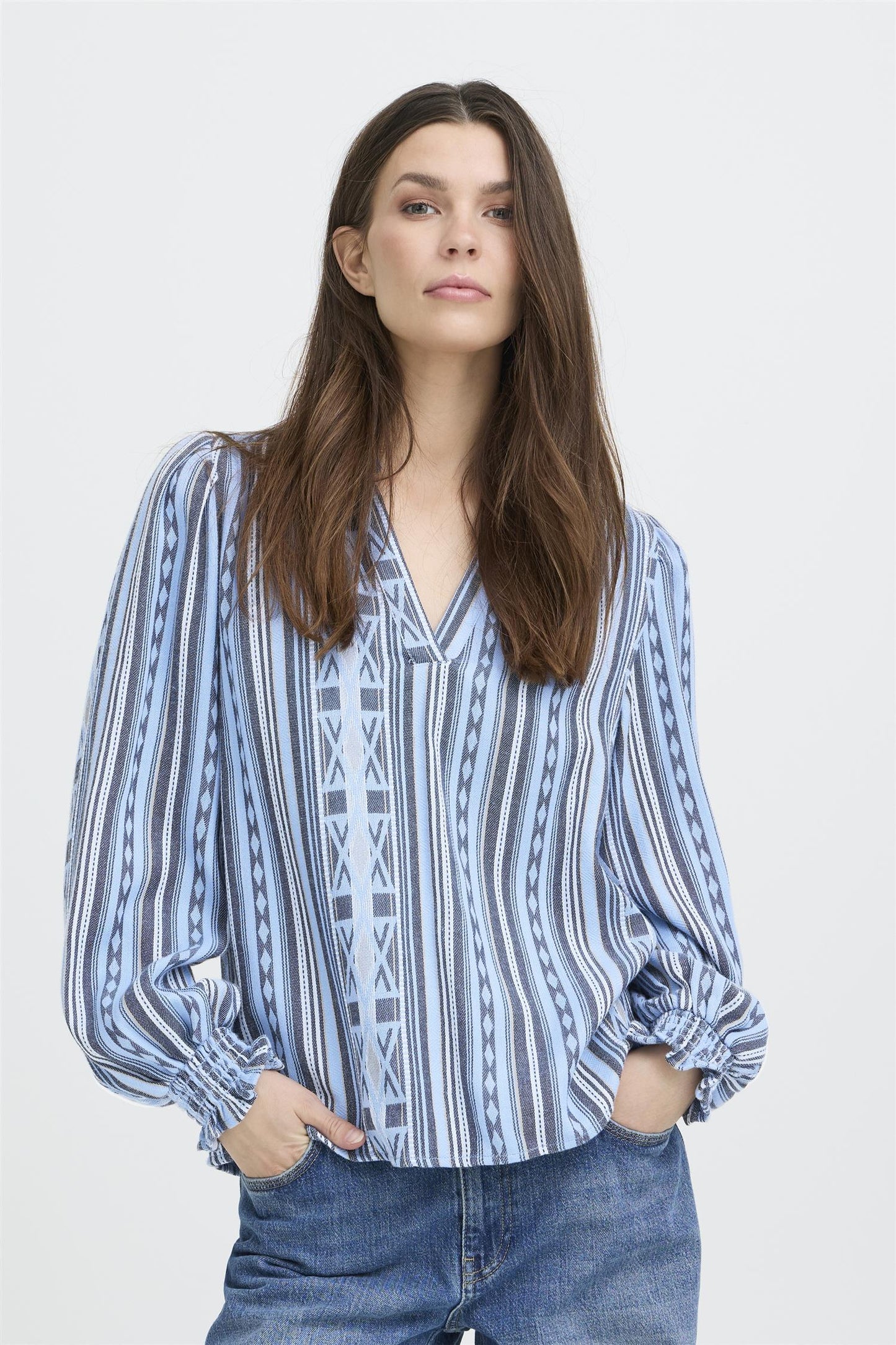 Pulz Alexis Blouse Della Robbia Blue
