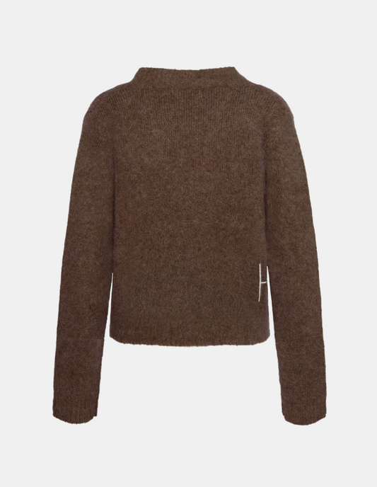 HÉST Pernille Sweater Dark Earth