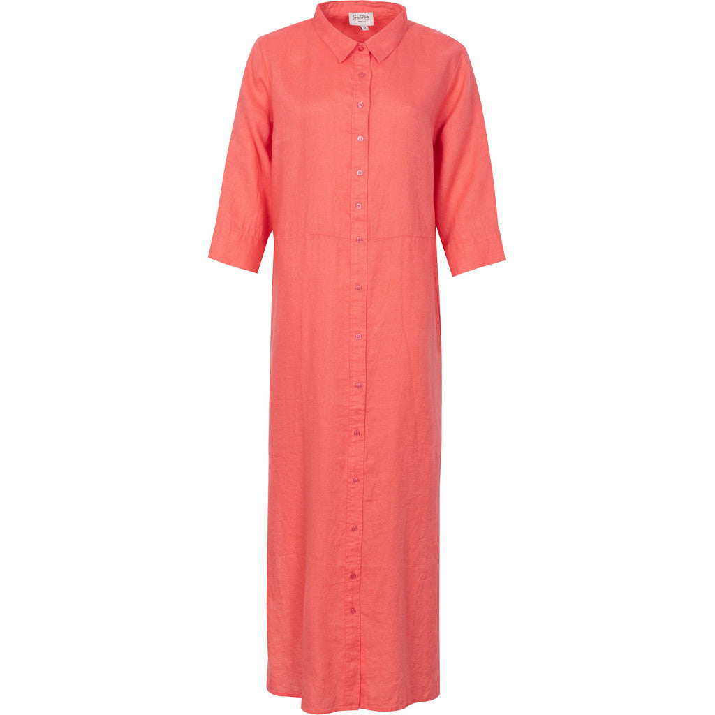 Close to my Heart Leila Midi Dress Coral