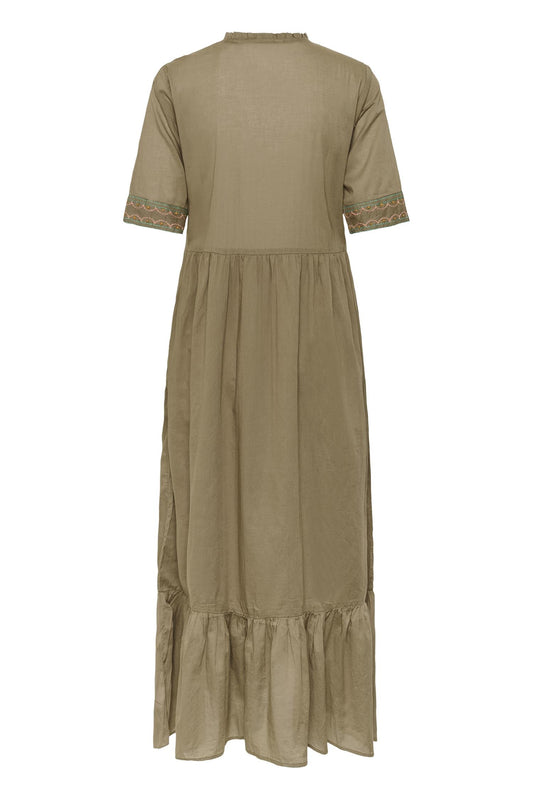 Culture Lucinda Dress Dusky Green