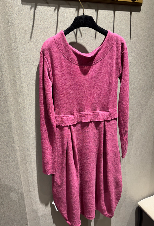 By Basics 7035 Dress W/Pleats Camelia Melange