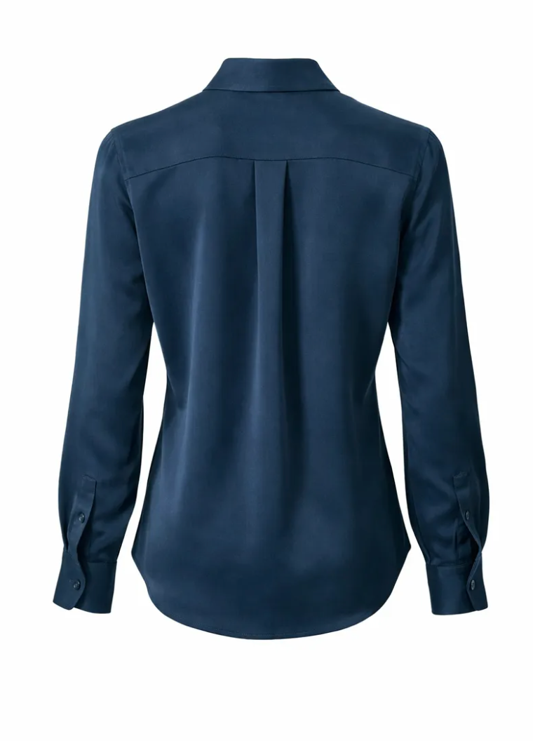 Amuse by Veslemøy Silkebluse Classic Navy