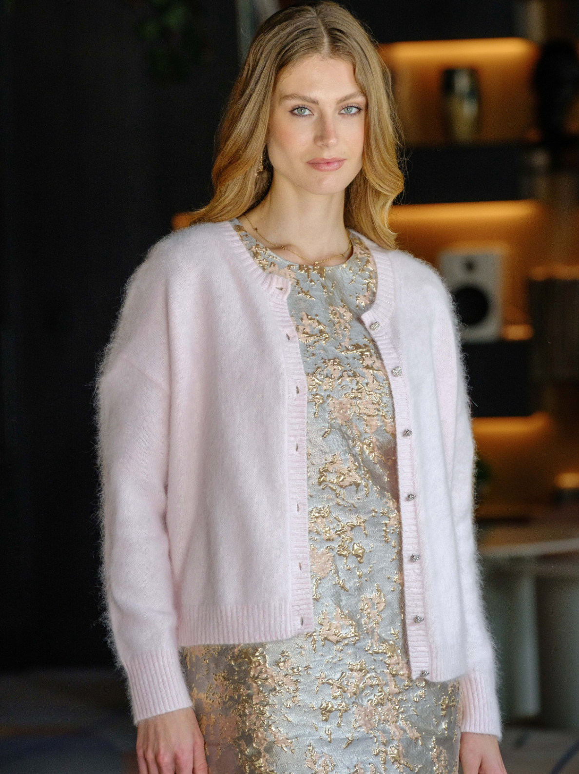 Ane Mone Hermine Cardigan Pale Rose