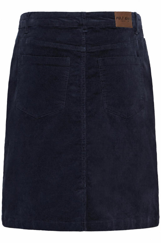 Pulz Sally Skirt Dark Saphire