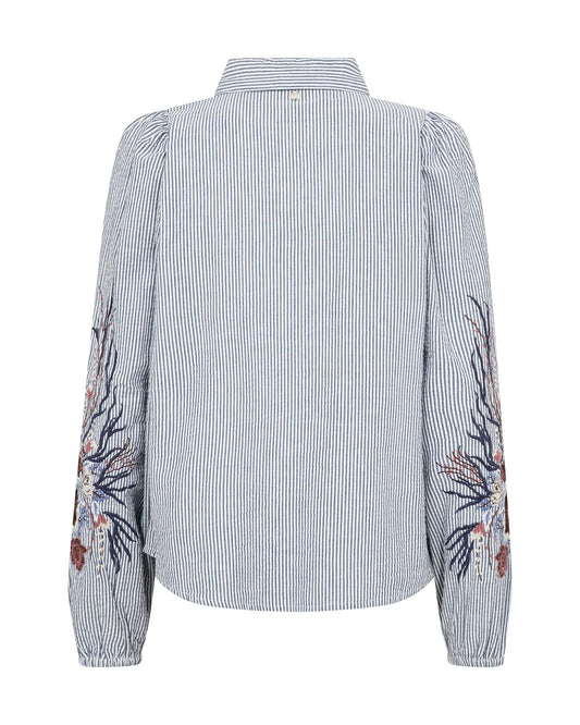 Mos Mosh Ciu Oxfo Shirt Crown Blue