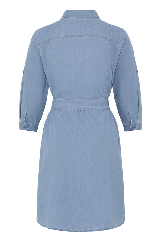 Pulz Jill Dress Light Blue Denim